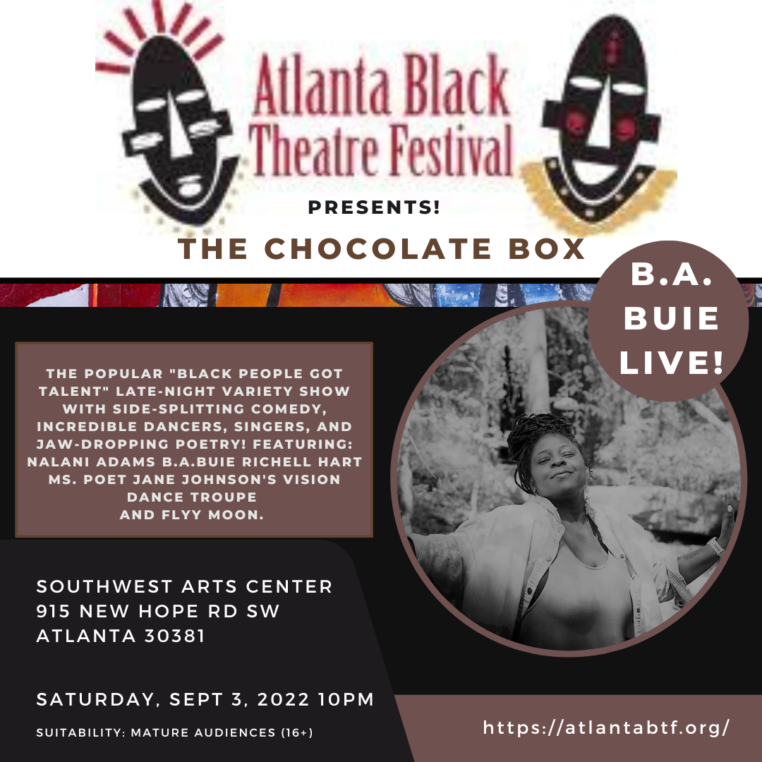 2022 Atlanta Black Theatre Festival – B.A. Buie